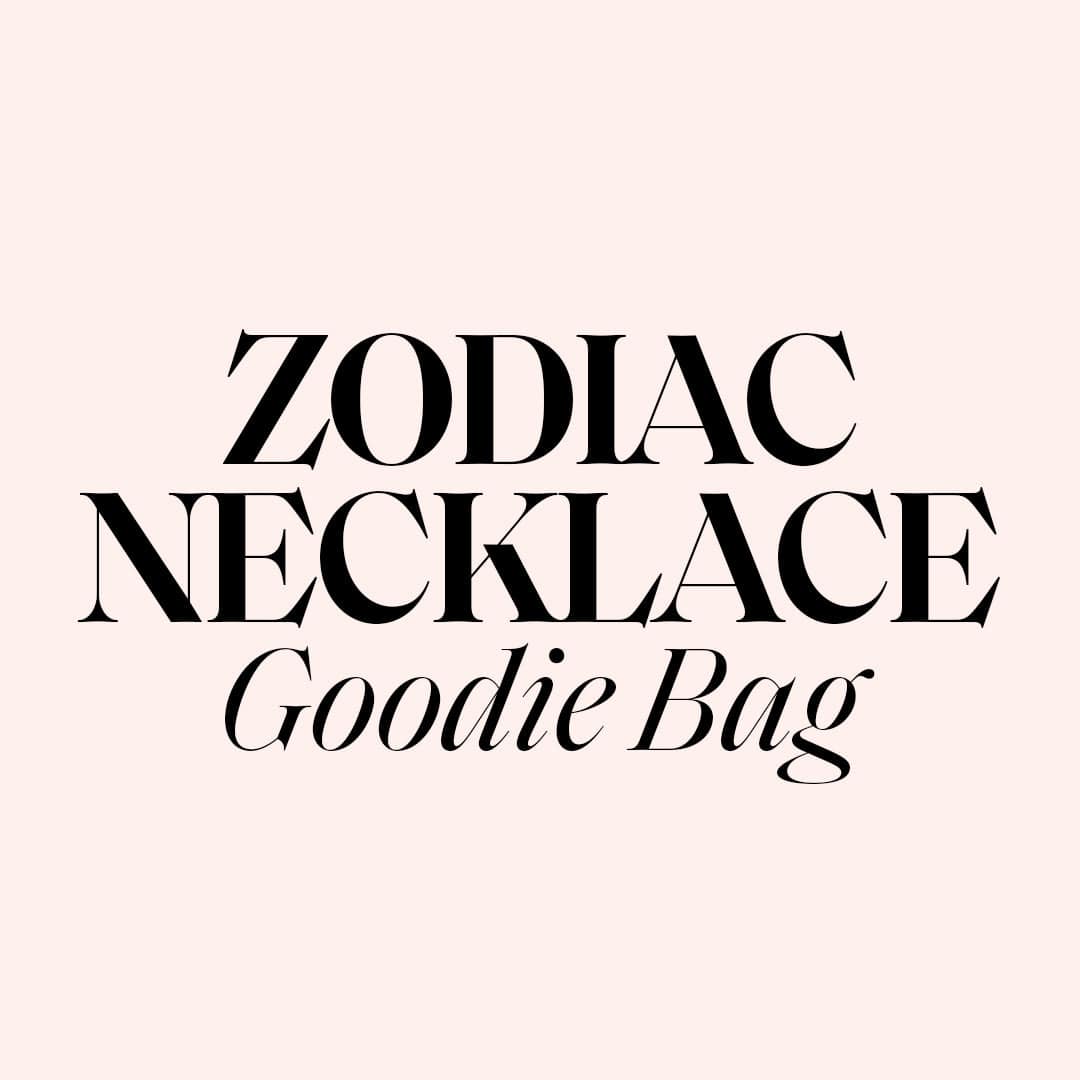 Urbanti Stainless Steel Zodiac Necklace Goodie Bag