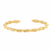 Urbanti Stainless Steel Rhodes Cuff Bracelet Gold