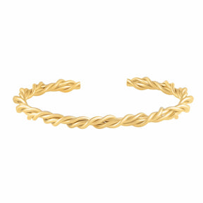 Urbanti Stainless Steel Rhodes Cuff Bracelet Gold