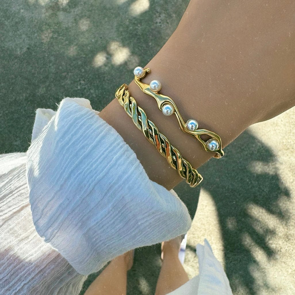 Urbanti Stainless Steel Crete Cuff Bracelet