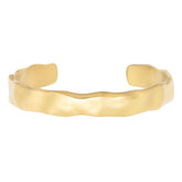 Urbanti Stainless Steel Velvet Cuff Bracelet