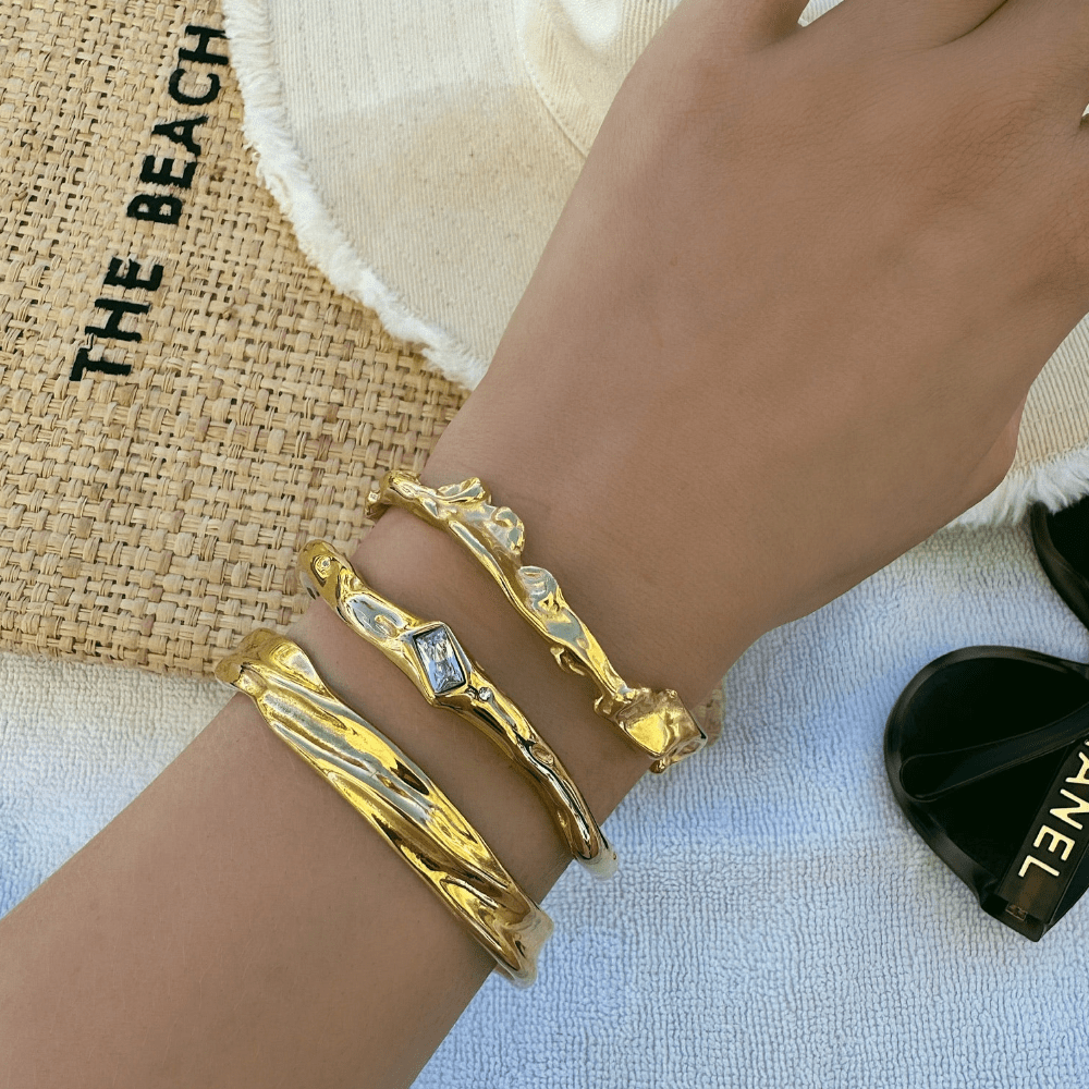 Urbanti Stainless Steel Bali Cuff Bracelet