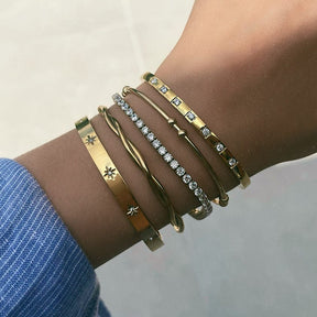 Urbanti Stainless Steel Monroe Tennis Bracelet