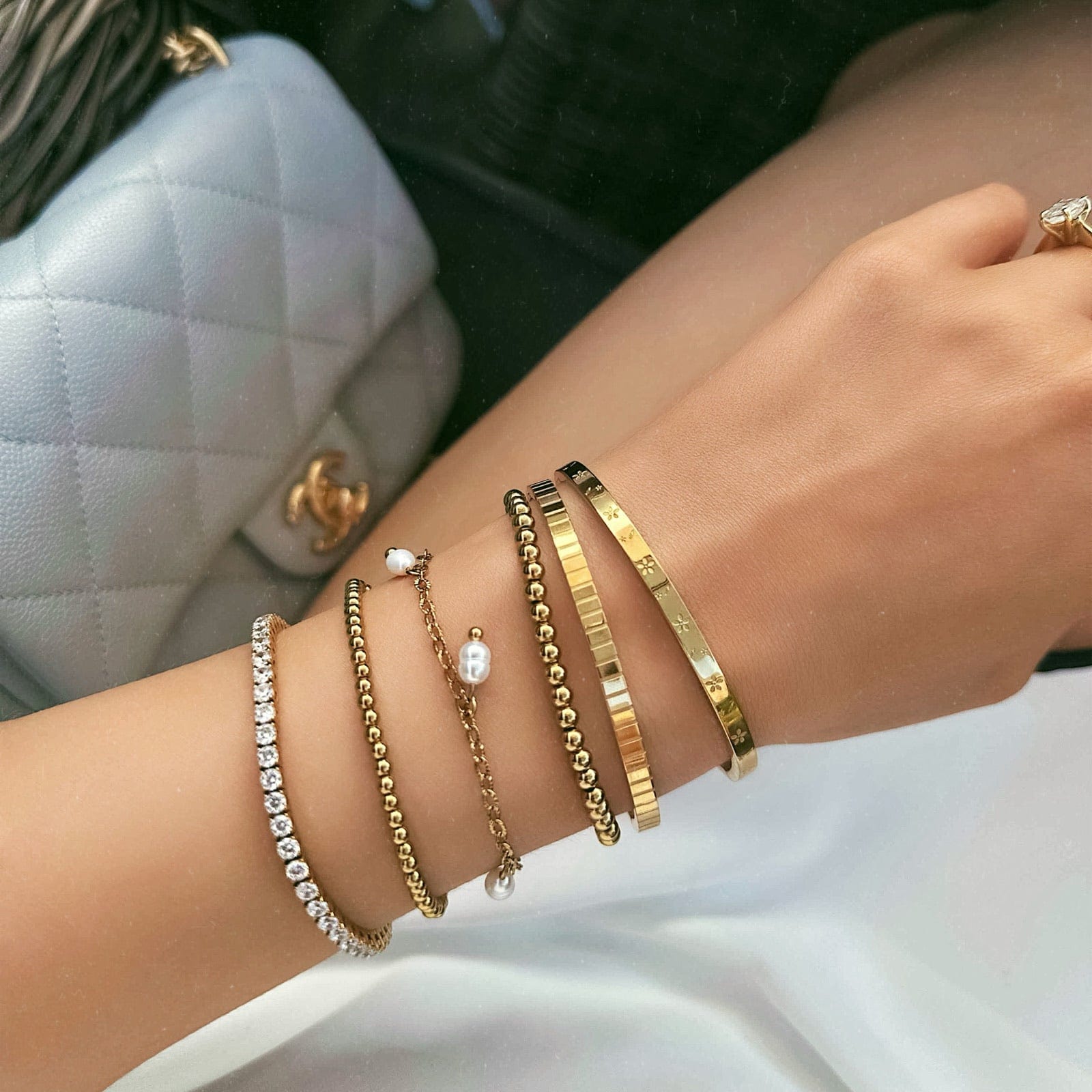 Urbanti Stainless Steel Monroe Tennis Bracelet