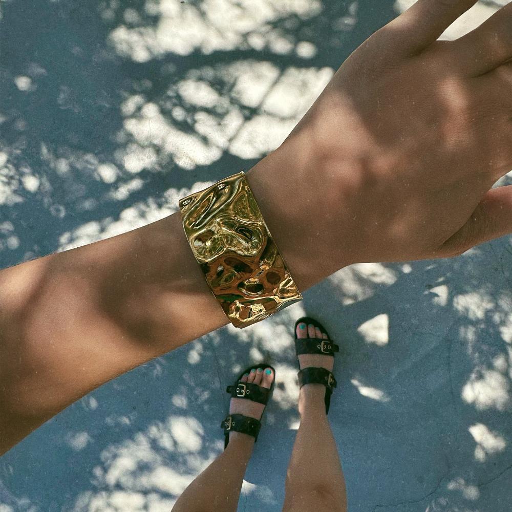 Urbanti Stainless Steel Nixie Cuff Bracelet