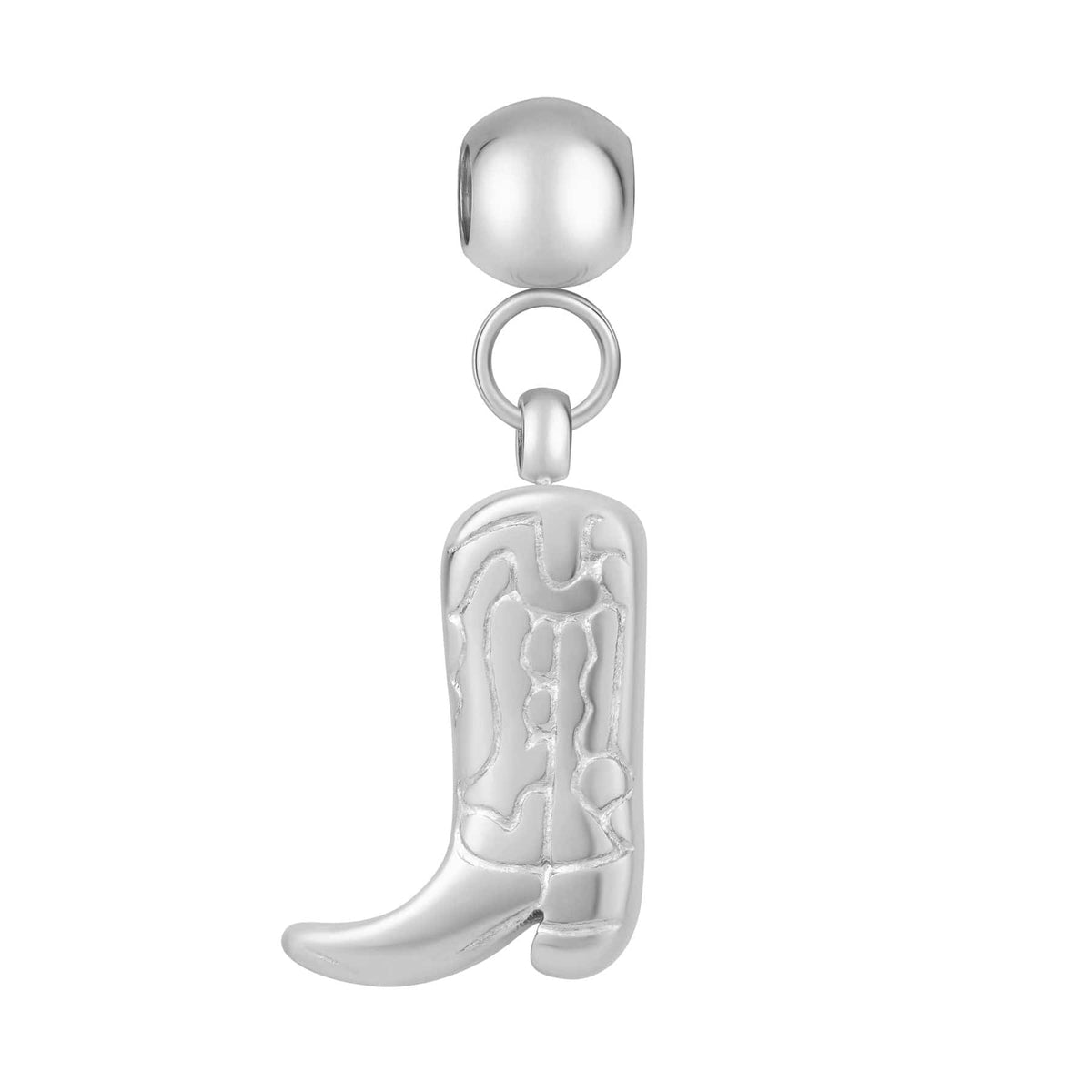 Urbanti Stainless Steel Cowboy Boot Charm