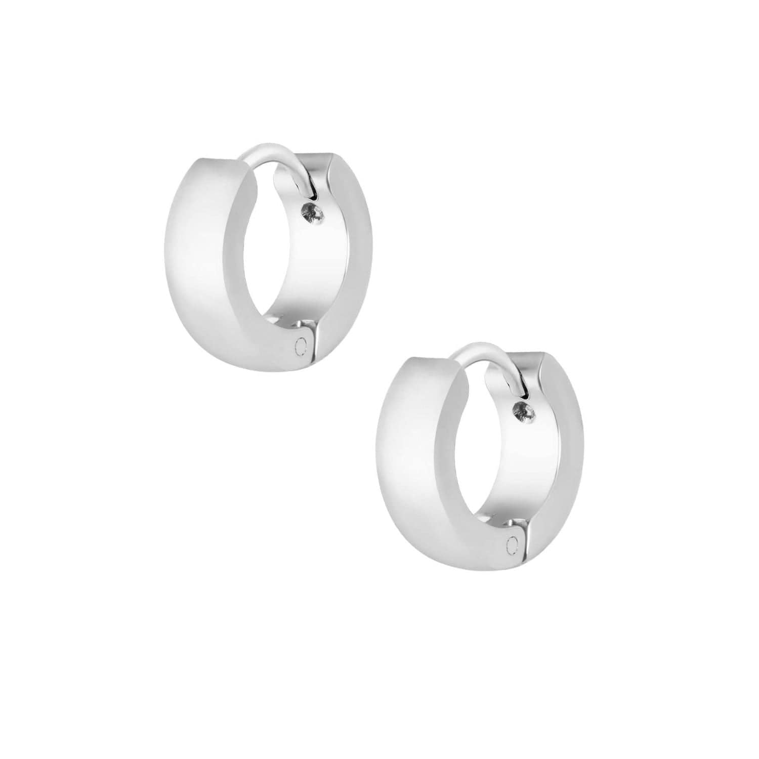 Urbanti Stainless Steel Cute Huggie Hoop Earrings