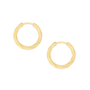 Urbanti Stainless Steel Geneva Hoop Earrings