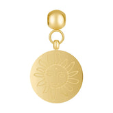 Urbanti Stainless Steel Engraved Sun Charm