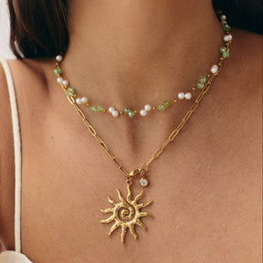 Urbanti Stainless Steel Gardenia Pearl Choker