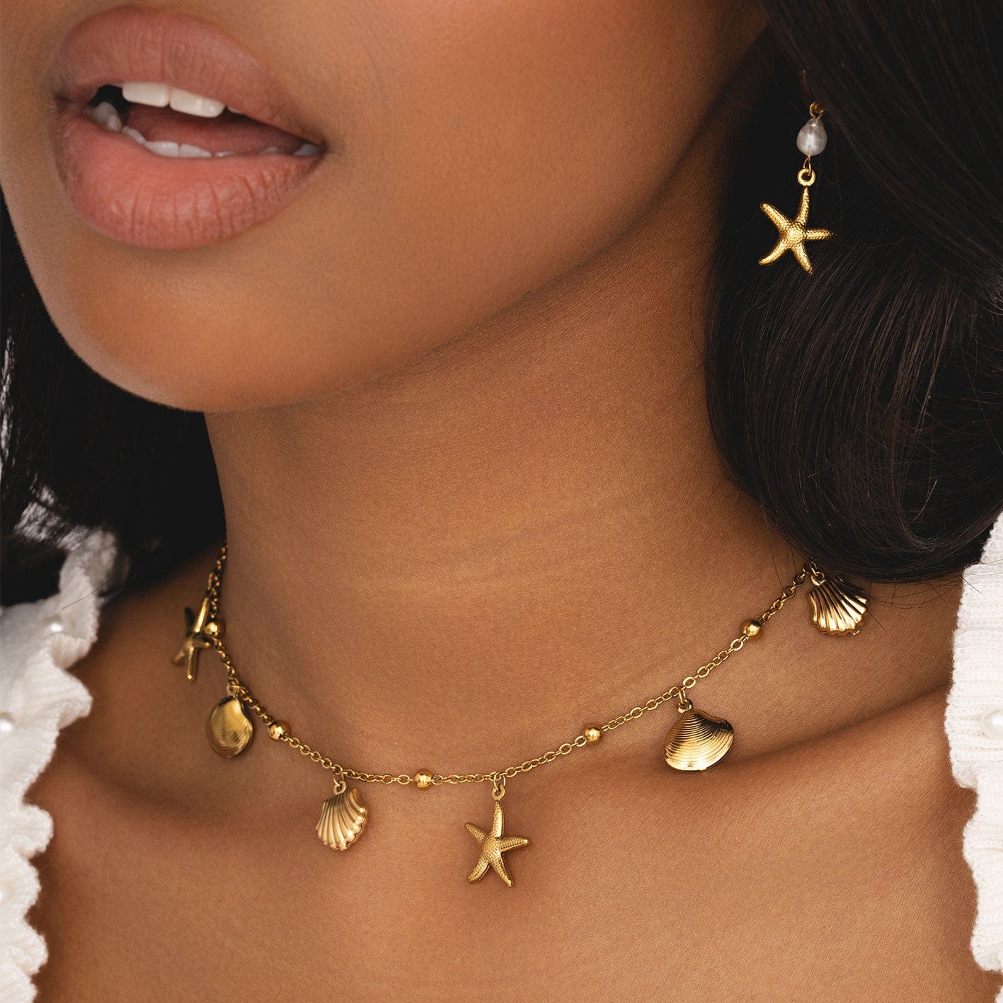 Urbanti Stainless Steel Island Girl Choker