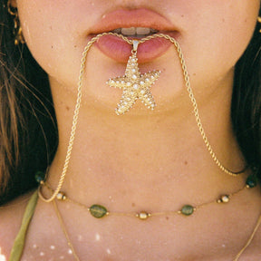 Urbanti Stainless Steel Marine Starfish Necklace
