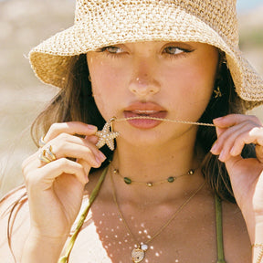 Urbanti Stainless Steel Marine Starfish Necklace