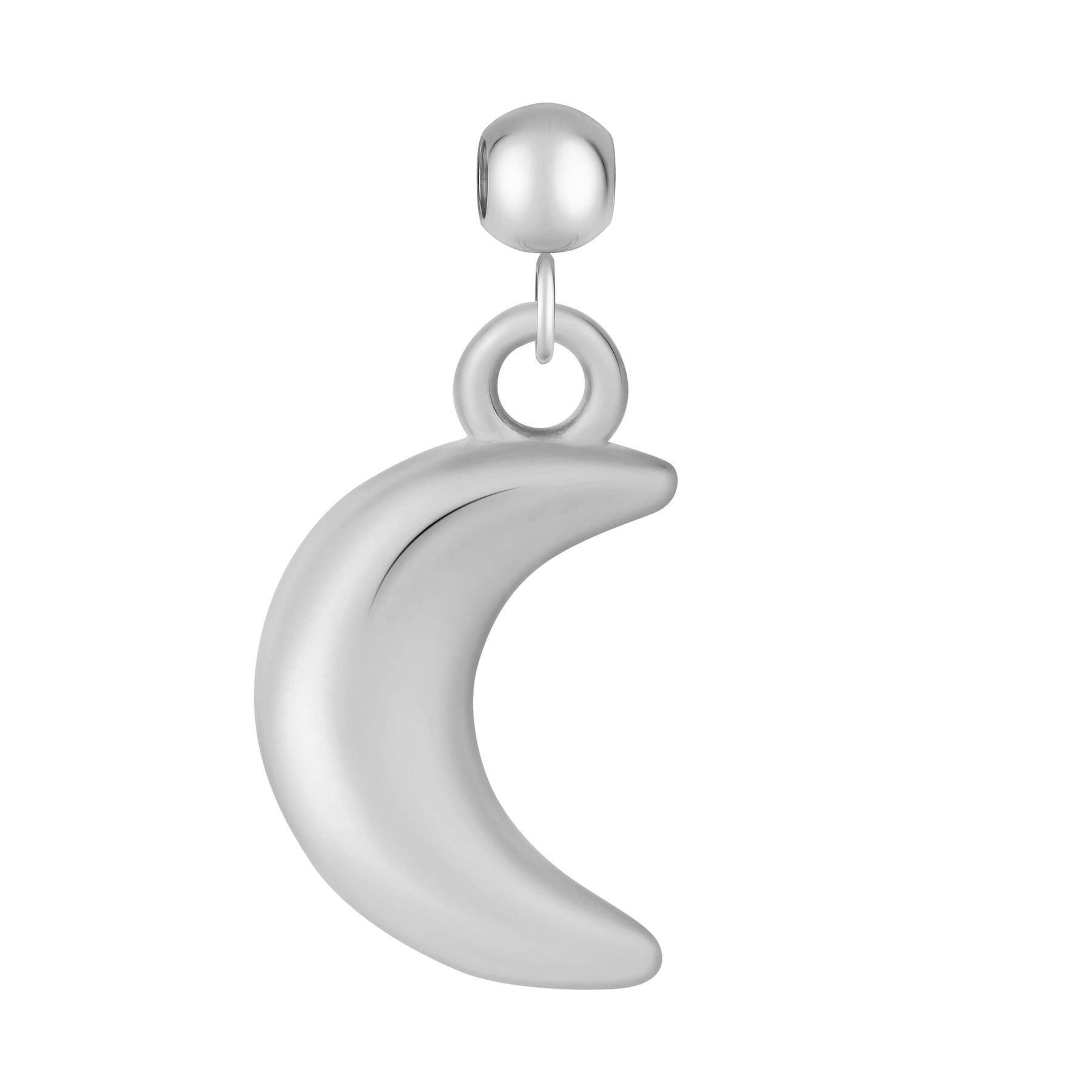 Urbanti Stainless Steel Moon Charm