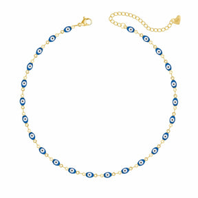 Urbanti Stainless Steel Nazar Evil Eye Choker