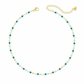 Urbanti Stainless Steel Nazar Evil Eye Choker