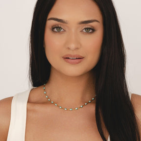 Urbanti Stainless Steel Nazar Evil Eye Choker