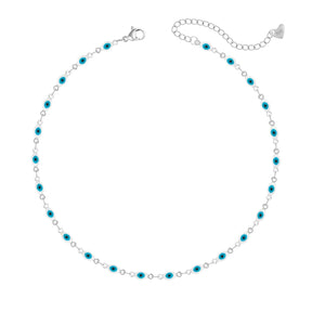 Urbanti Stainless Steel Nazar Evil Eye Choker