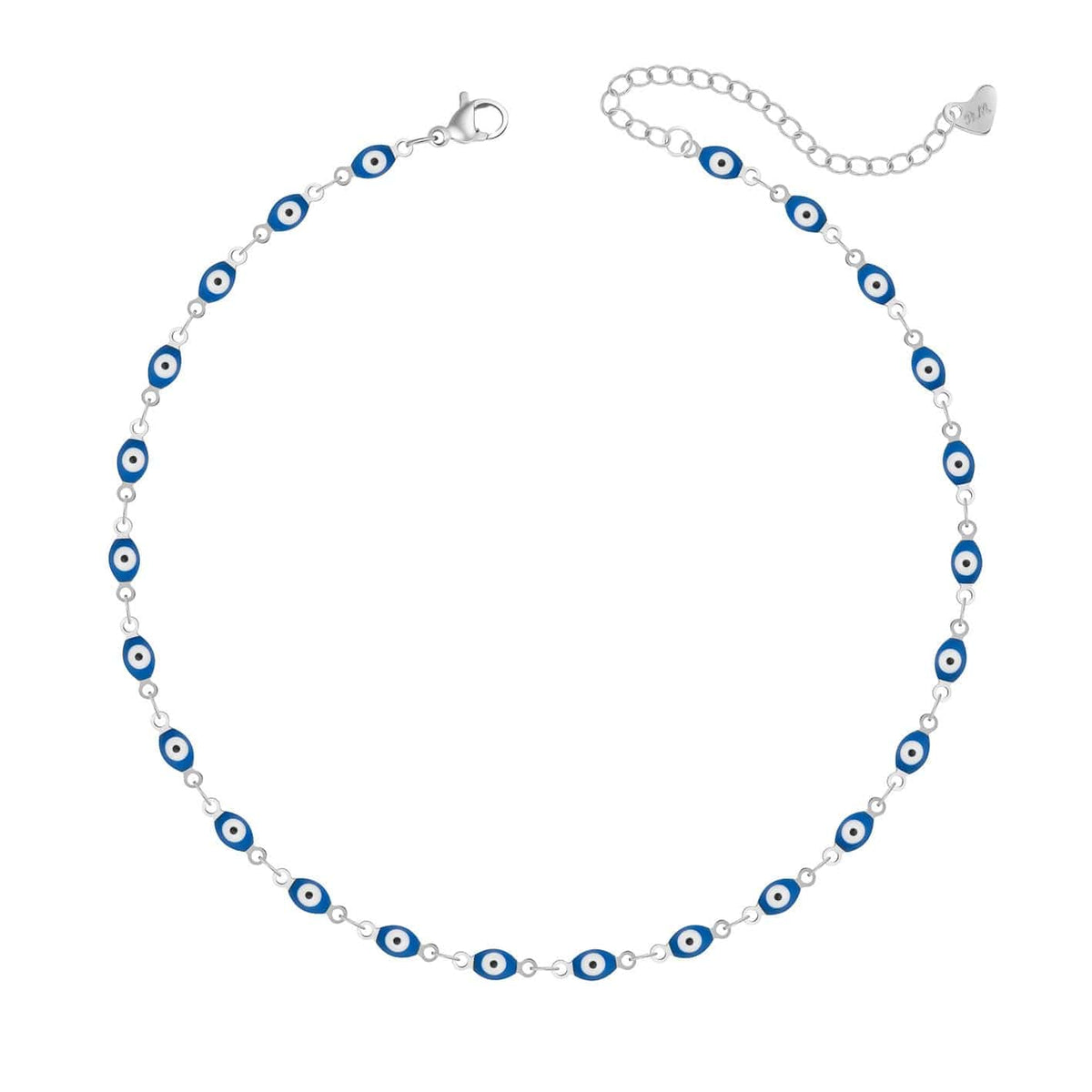 Urbanti Stainless Steel Nazar Evil Eye Choker