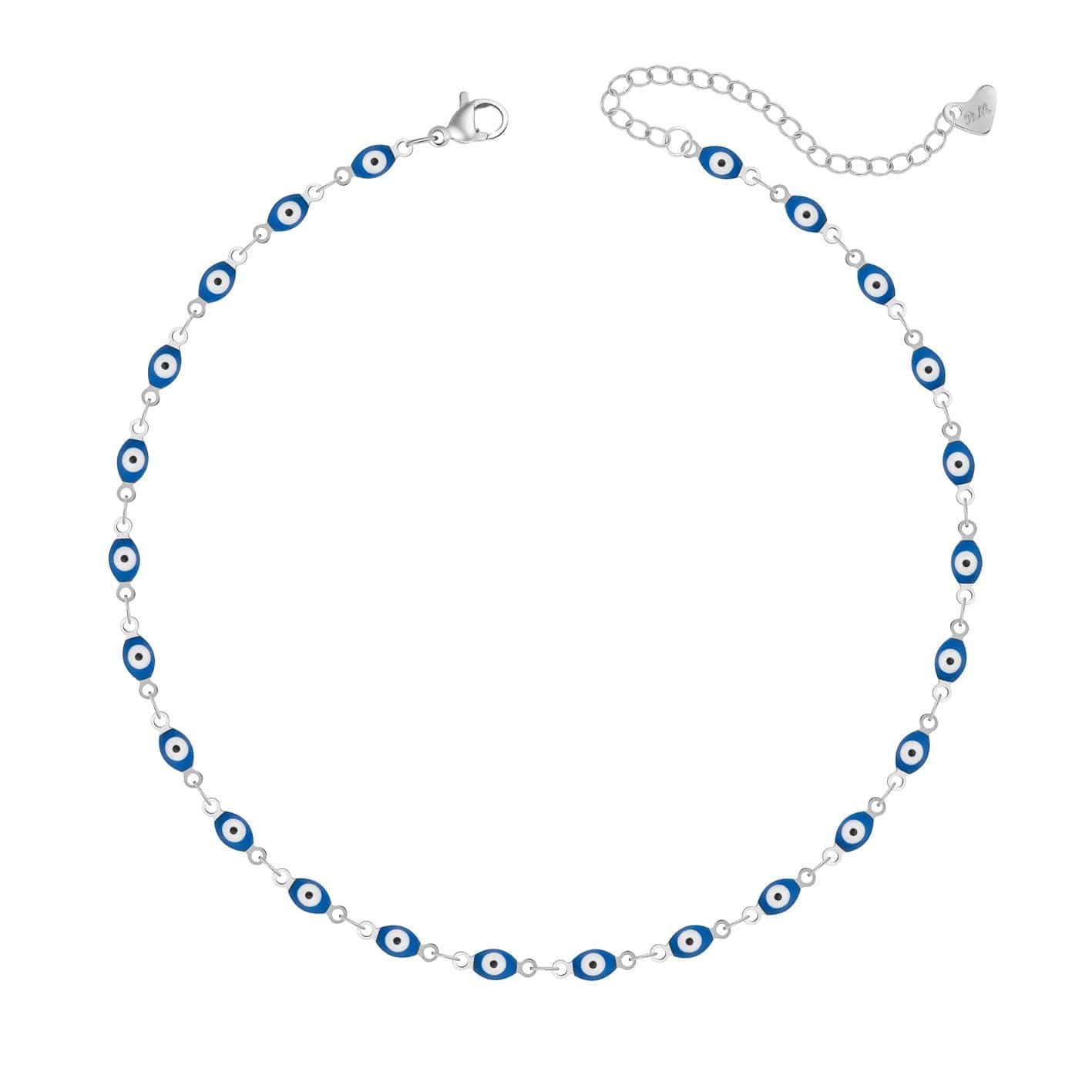 Urbanti Stainless Steel Nazar Evil Eye Choker