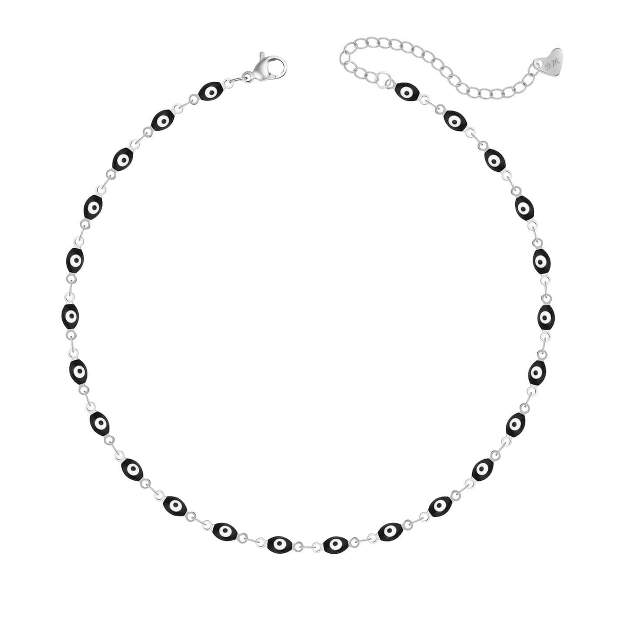 Urbanti Stainless Steel Nazar Evil Eye Choker
