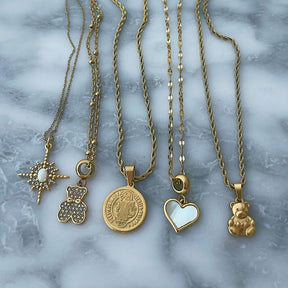 Urbanti Stainless Steel Northern Lights Opal Necklace