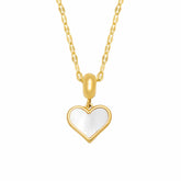 Urbanti Stainless Steel Endless Love Necklace Gold