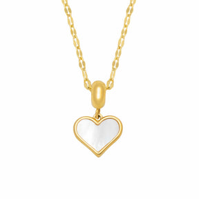 Urbanti Stainless Steel Endless Love Necklace Gold