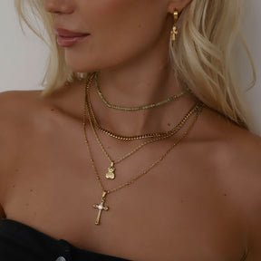 Urbanti Stainless Steel Mini Teddy Necklace