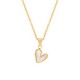 Urbanti Stainless Steel Je T'aime Necklace Gold