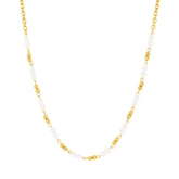 Urbanti Stainless Steel Palmer Pearl Necklace