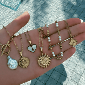 Urbanti Stainless Steel Palmer Pearl Necklace