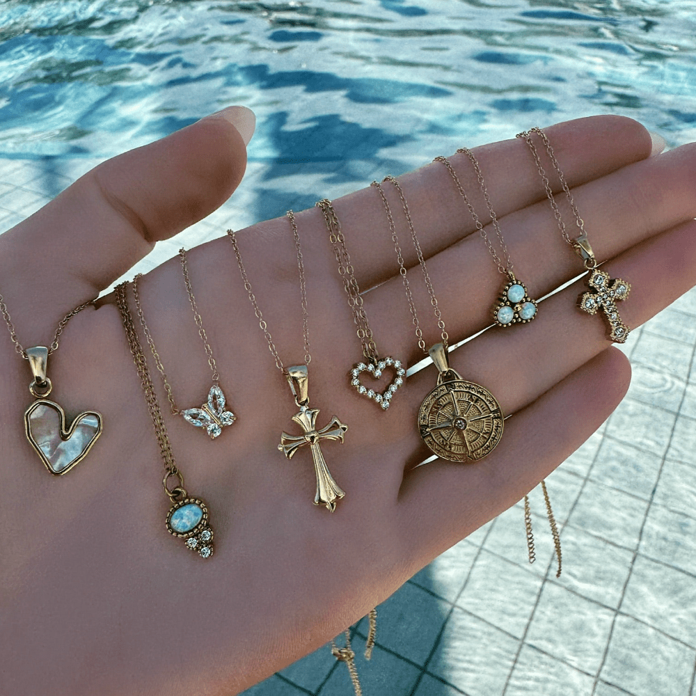 Urbanti Stainless Steel Je T'aime Necklace