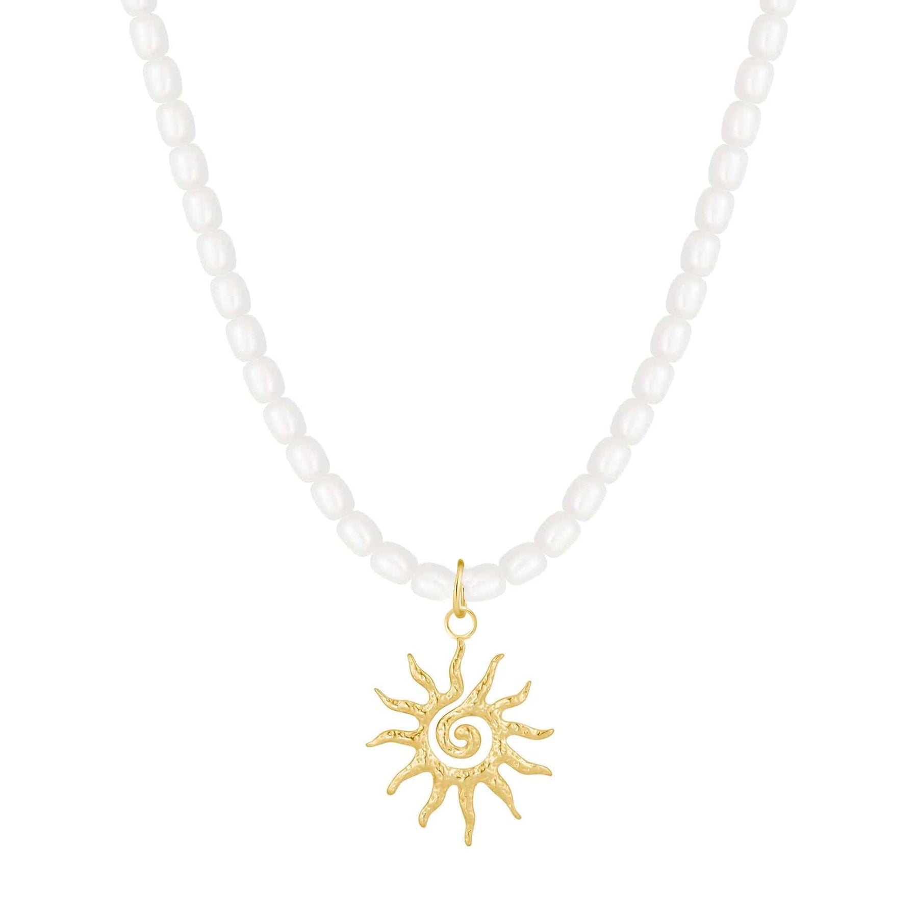 Urbanti Stainless Steel Peyton Sun Necklace