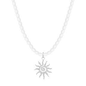 Urbanti Stainless Steel Peyton Sun Necklace