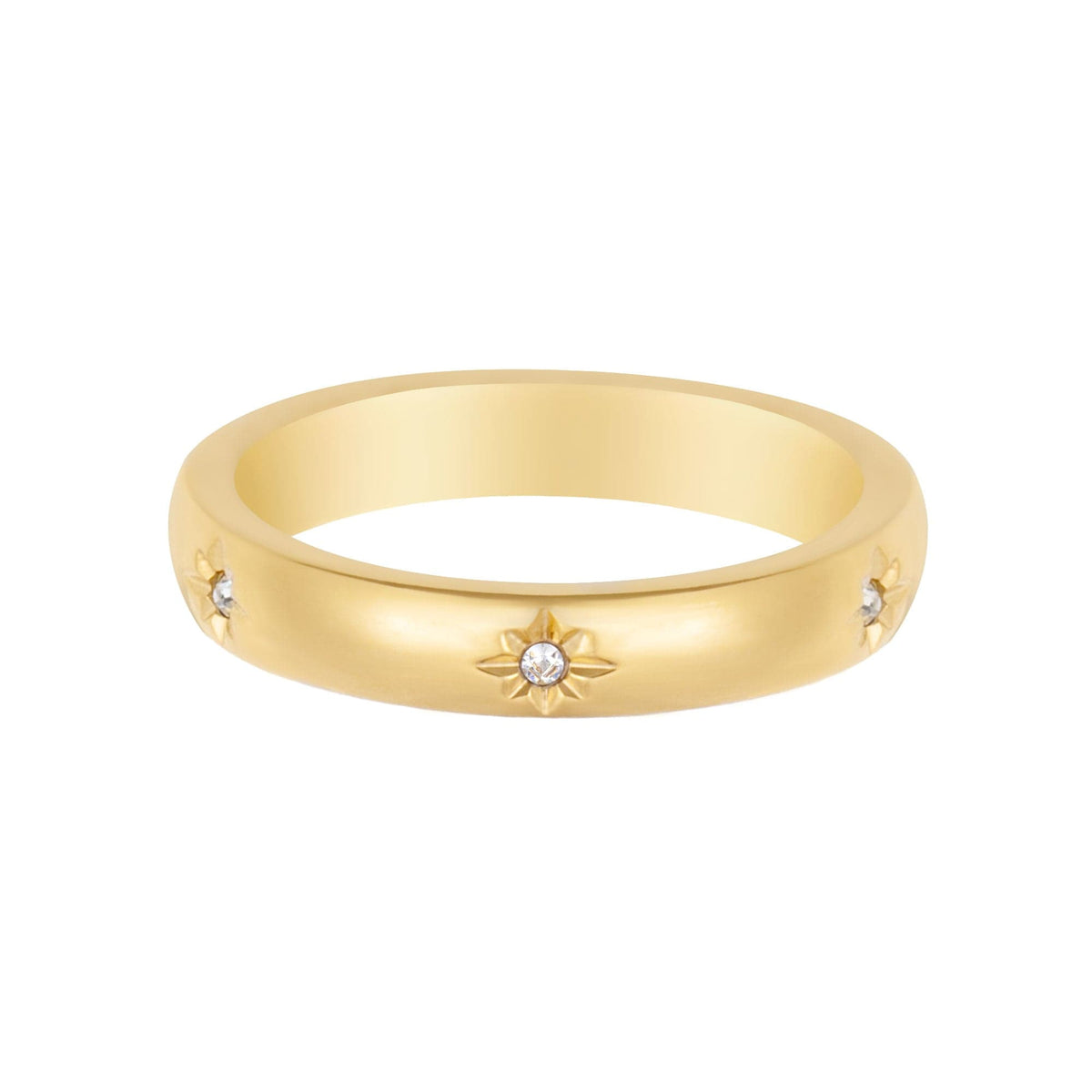 Urbanti Stainless Steel Twilight Glow Ring Gold / US 6 / UK L / EUR 51 (small)
