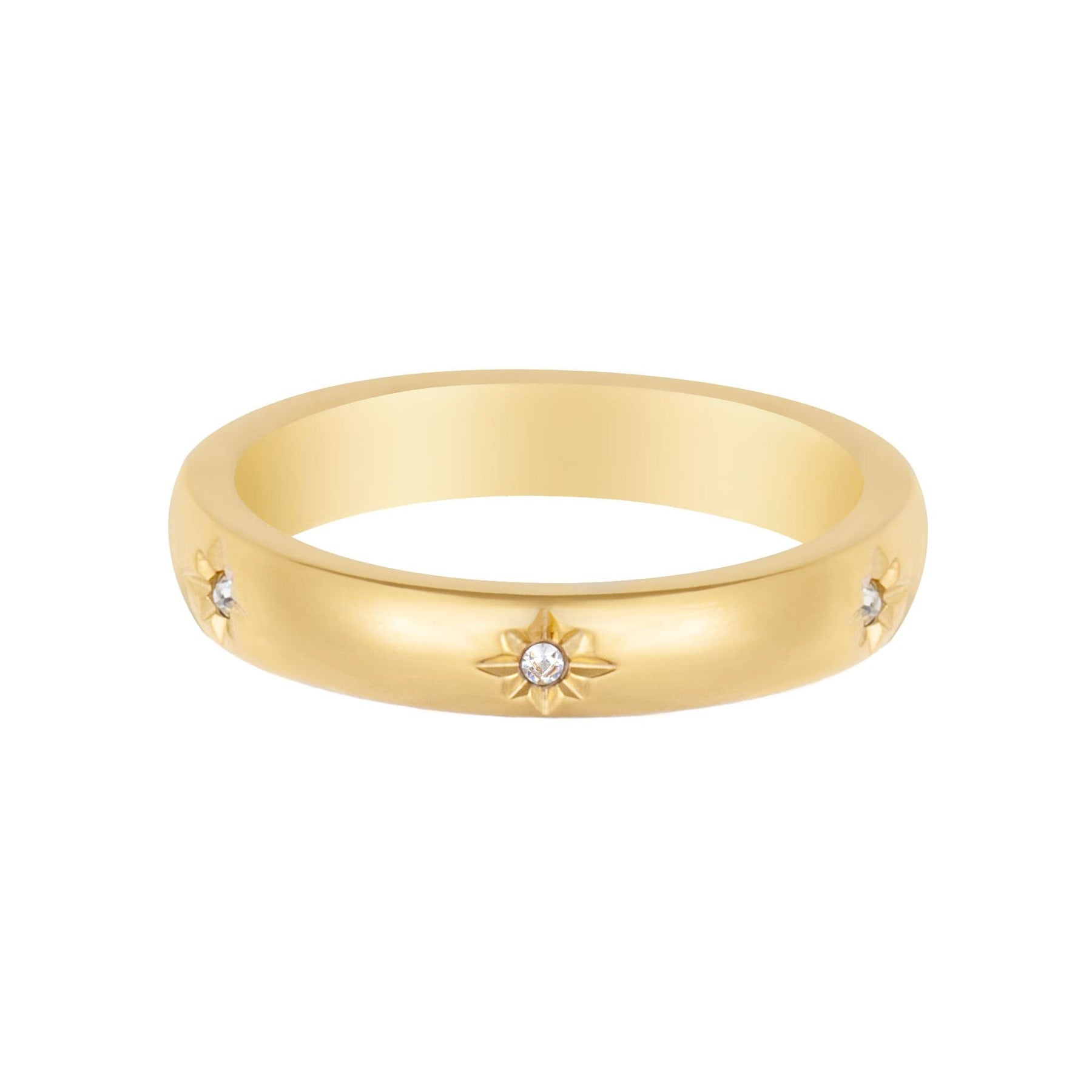 Urbanti Stainless Steel Twilight Glow Ring Gold / US 6 / UK L / EUR 51 (small)