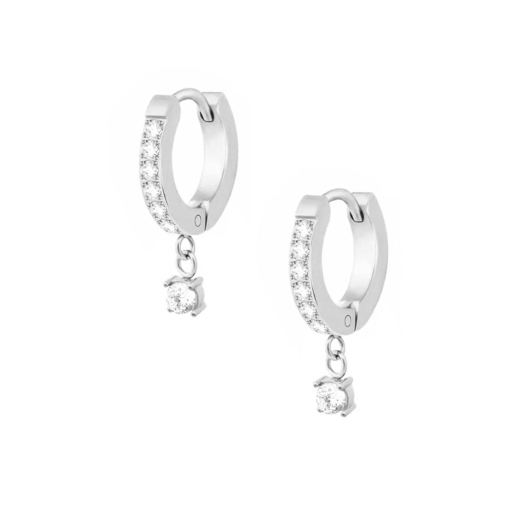 Urbanti Stainless Steel Skyla Hoop Earrings