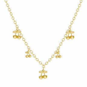 Urbanti Stainless Steel Vibrance Cherry Necklace