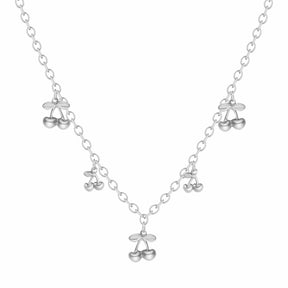 Urbanti Stainless Steel Vibrance Cherry Necklace